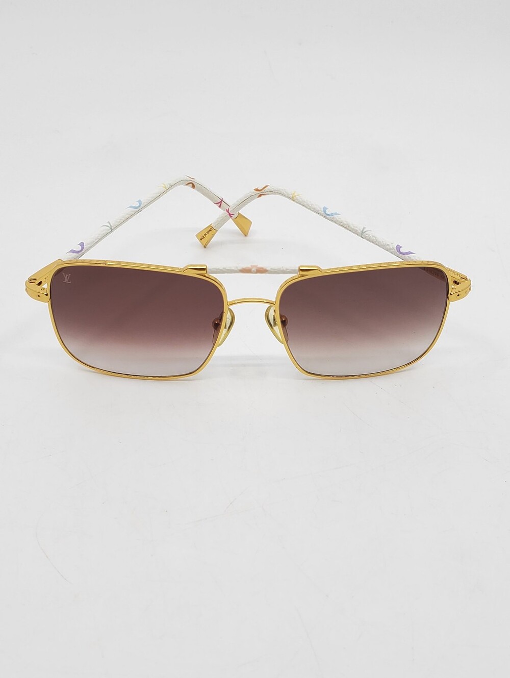 Louis Vuitton Conspiration Pilote Aviator Sunglasses Monogram Multicolor